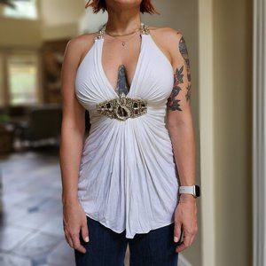 White Snake Halter